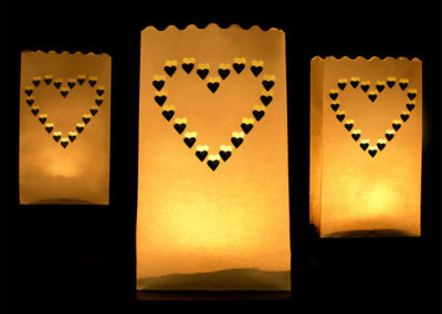 Romantiske lysposer til bryllup